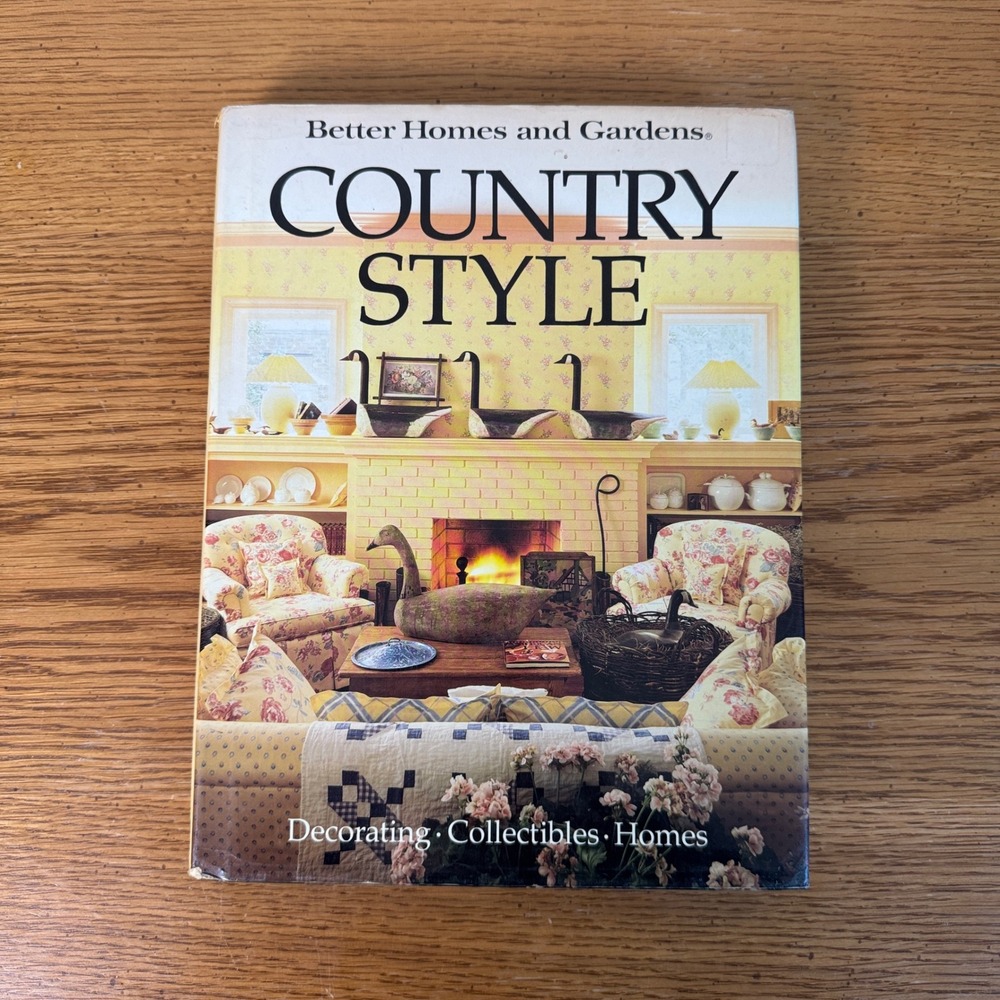 Better Homes and Gardens Country Style Decorating‎ Collectibles Homes Book 1980s